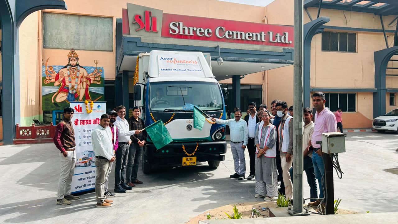 Shree Cement Limited and Aster DM Foundation Launch “Shree Swasthya Vahini” Mobile Medical Unit